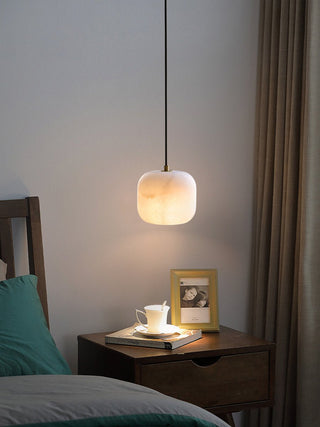 Pillow Alabaster Cluster Chandelier-Neutral Decor