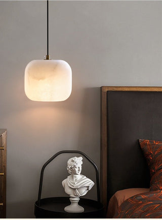 Pillow Alabaster Cluster Chandelier-Neutral Decor