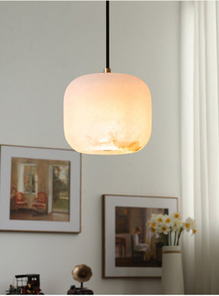 Pillow Alabaster Cluster Chandelier-Neutral Decor