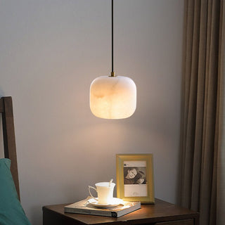 Pillow Alabaster Cluster Chandelier-Neutral Decor