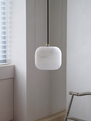 Pillow Alabaster Cluster Chandelier-Neutral Decor