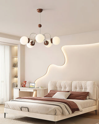 Lustra Lustre 8-Lumières Globe Pivone Élégant-Luire