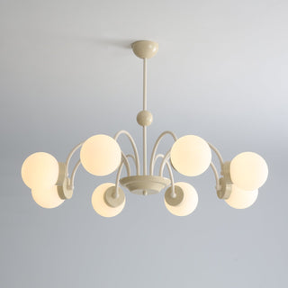 Lustra Lustre 8-Lumières Globe Pivone Élégant-Luire