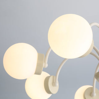 Lustra Lustre 8-Lumières Globe Pivone Élégant-Luire