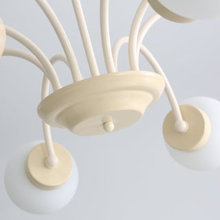 Lustra Lustre 8-Lumières Globe Pivone Élégant-Luire