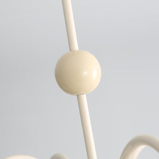 Lustra Lustre 8-Lumières Globe Pivone Élégant-Luire