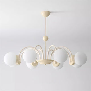 Lustra Lustre 8-Lumières Globe Pivone Élégant-Luire