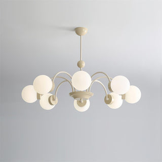 Lustra Lustre 8-Lumières Globe Pivone Élégant-Luire