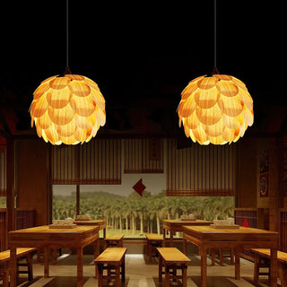 Wlara Suspension moderne en bois