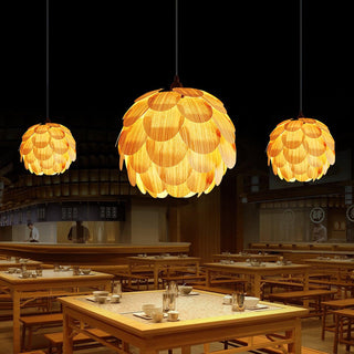 Wlara Suspension moderne en bois