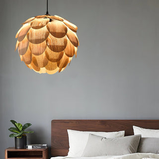 Wlara Suspension moderne en bois