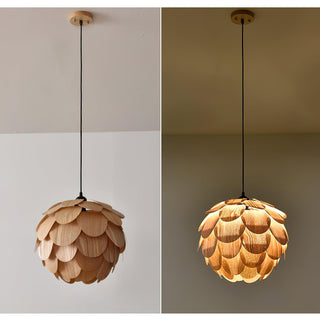 Wlara Suspension moderne en bois