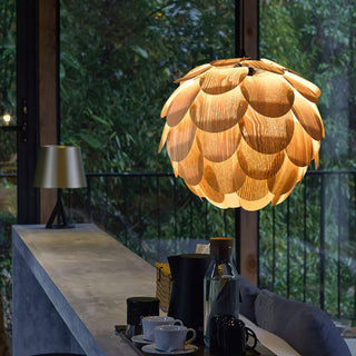 Wlara Suspension moderne en bois