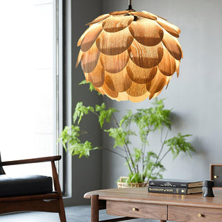Wlara Suspension moderne en bois