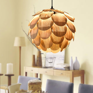 Wlara Suspension moderne en bois