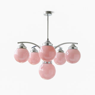 Lustra Lustre en Verre Rose