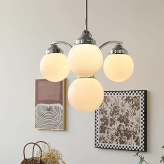 Lustra Lustre en Verre Rose
