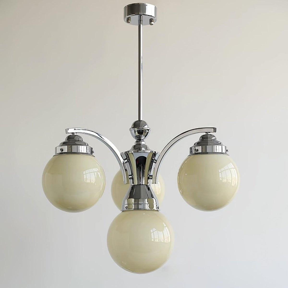 Brinien Lustre en Verre Rose