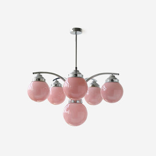 Lustra Lustre en Verre Rose