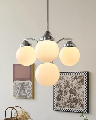 Lustra Lustre en Verre Rose