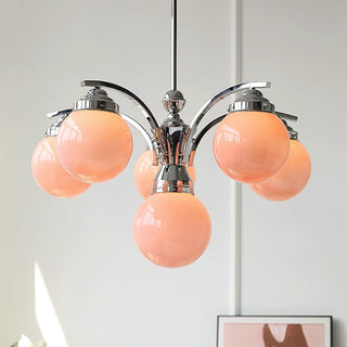 Lustra Lustre en Verre Rose