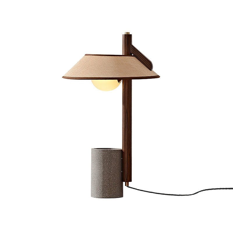 Damon Lampe de Table Minimaliste en Bois