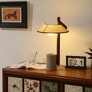 Damon Lampe de Table Minimaliste en Bois