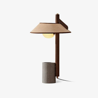 Damon Lampe de Table Minimaliste en Bois