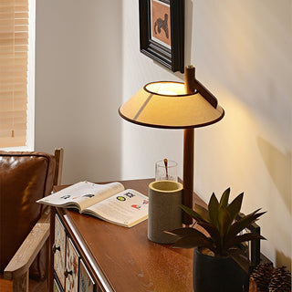 Damon Lampe de Table Minimaliste en Bois