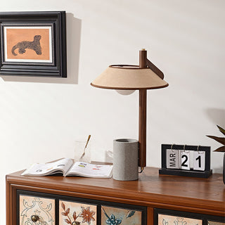 Damon Lampe de Table Minimaliste en Bois