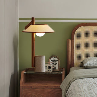 Damon Lampe de Table Minimaliste en Bois