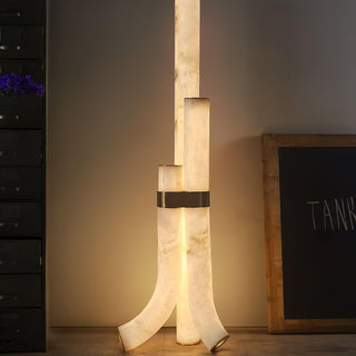 Orion Alabaster Floor Lamp-Neutral Decor