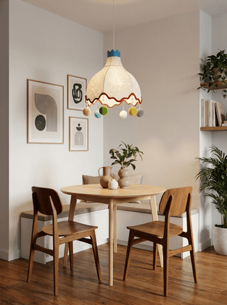 Pippi Kids Fabric Pendant Light-Neutral Decor