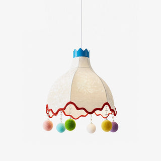 Pippi Kids Fabric Pendant Light-Neutral Decor