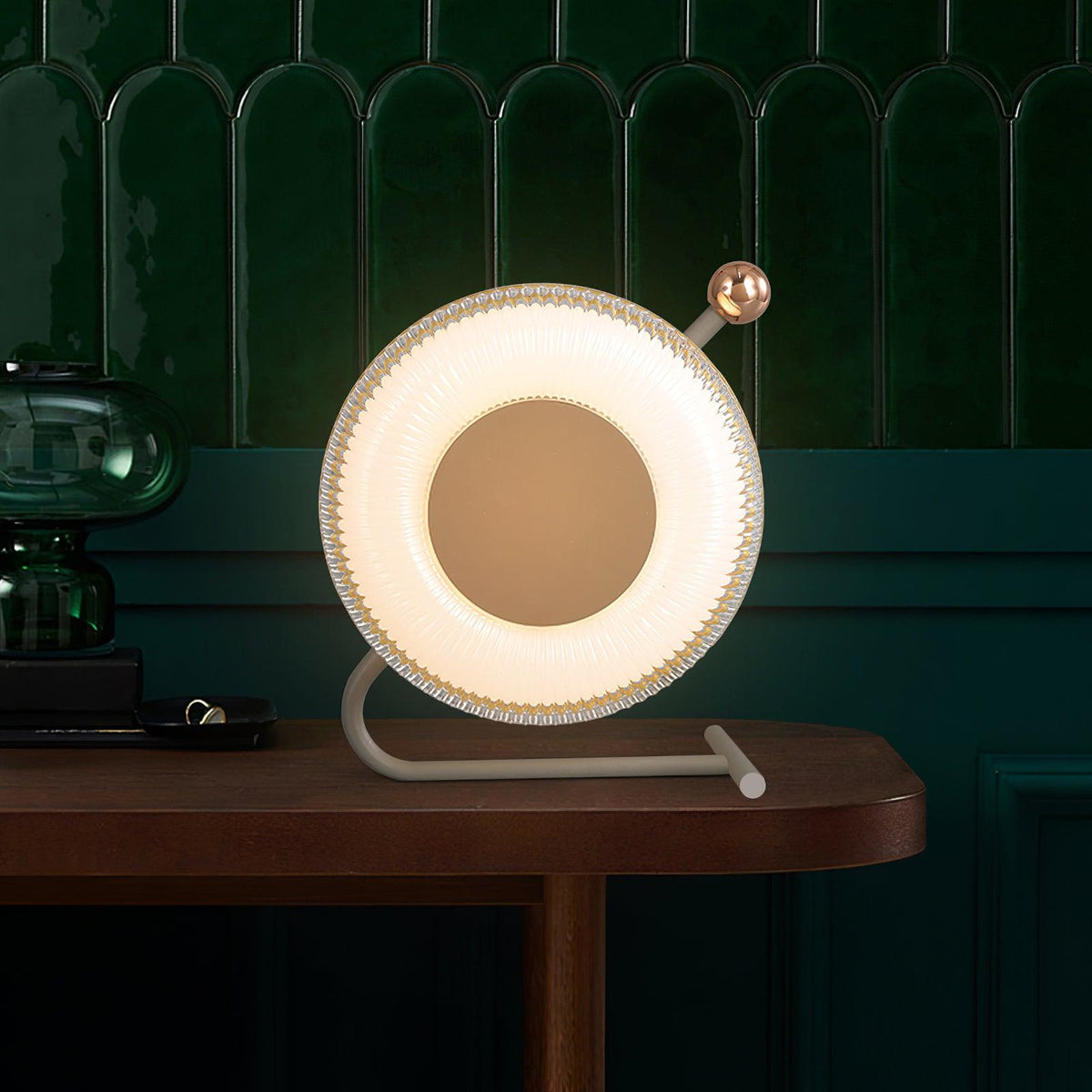 Halon Acrylique Lampe de Table Moderne