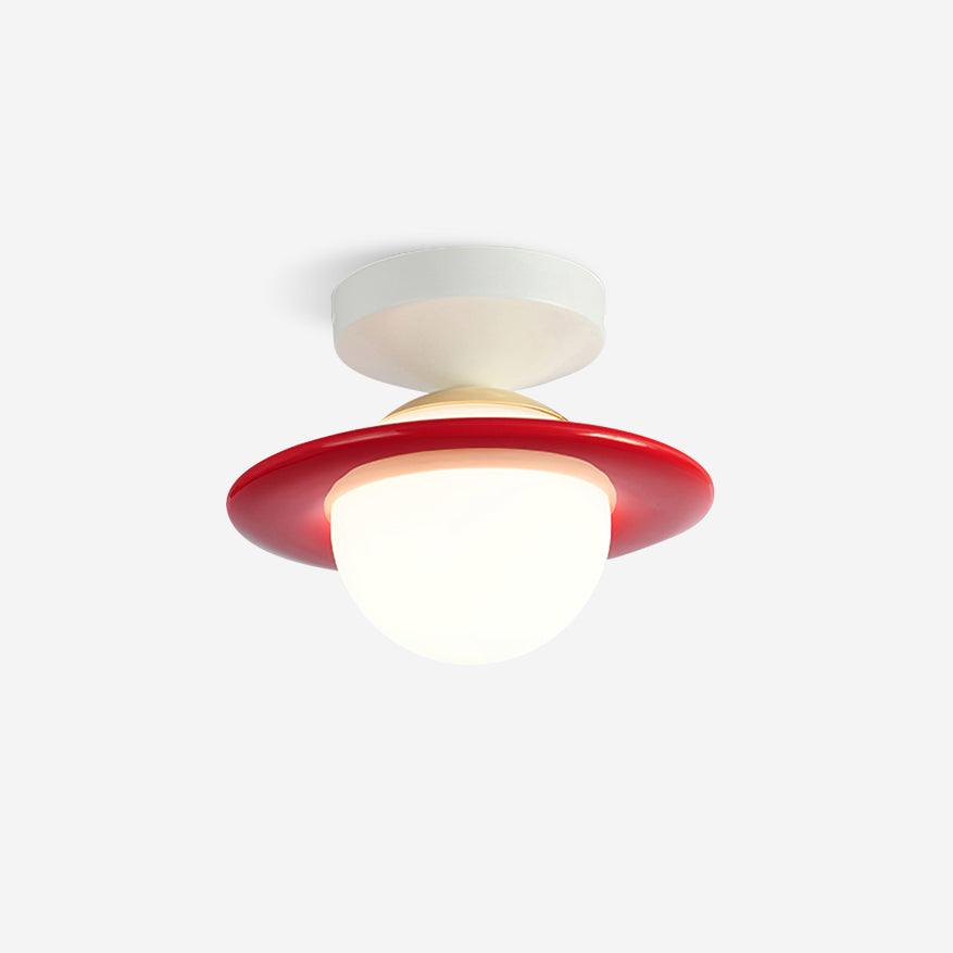 Ceiling Light Playful Planet Shape Soft Glow Whimsical Modern-Neutral Decor