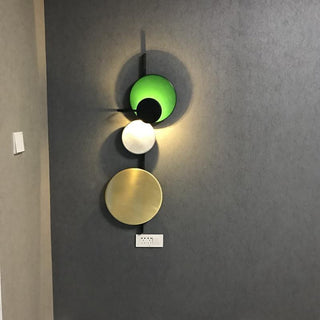 Lustra Applique Murale  Artistique à Disques Magnétiques