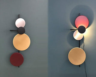 Lustra Applique Murale  Artistique à Disques Magnétiques