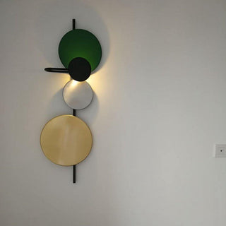 Lustra Applique Murale  Artistique à Disques Magnétiques