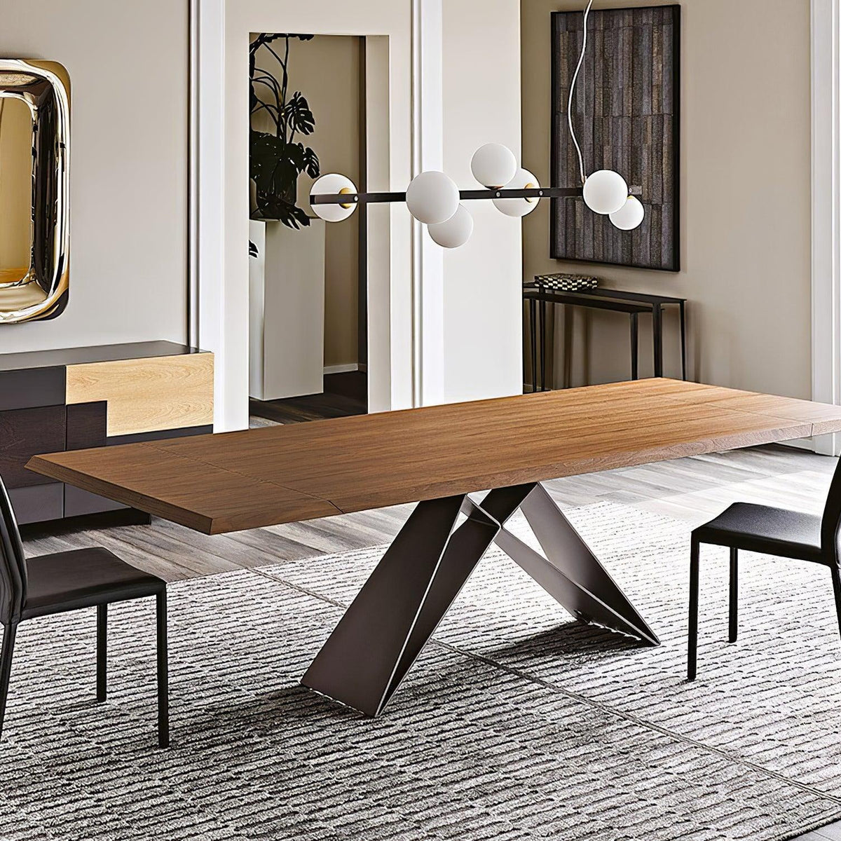 Mirine Suspension en Verre Moderne