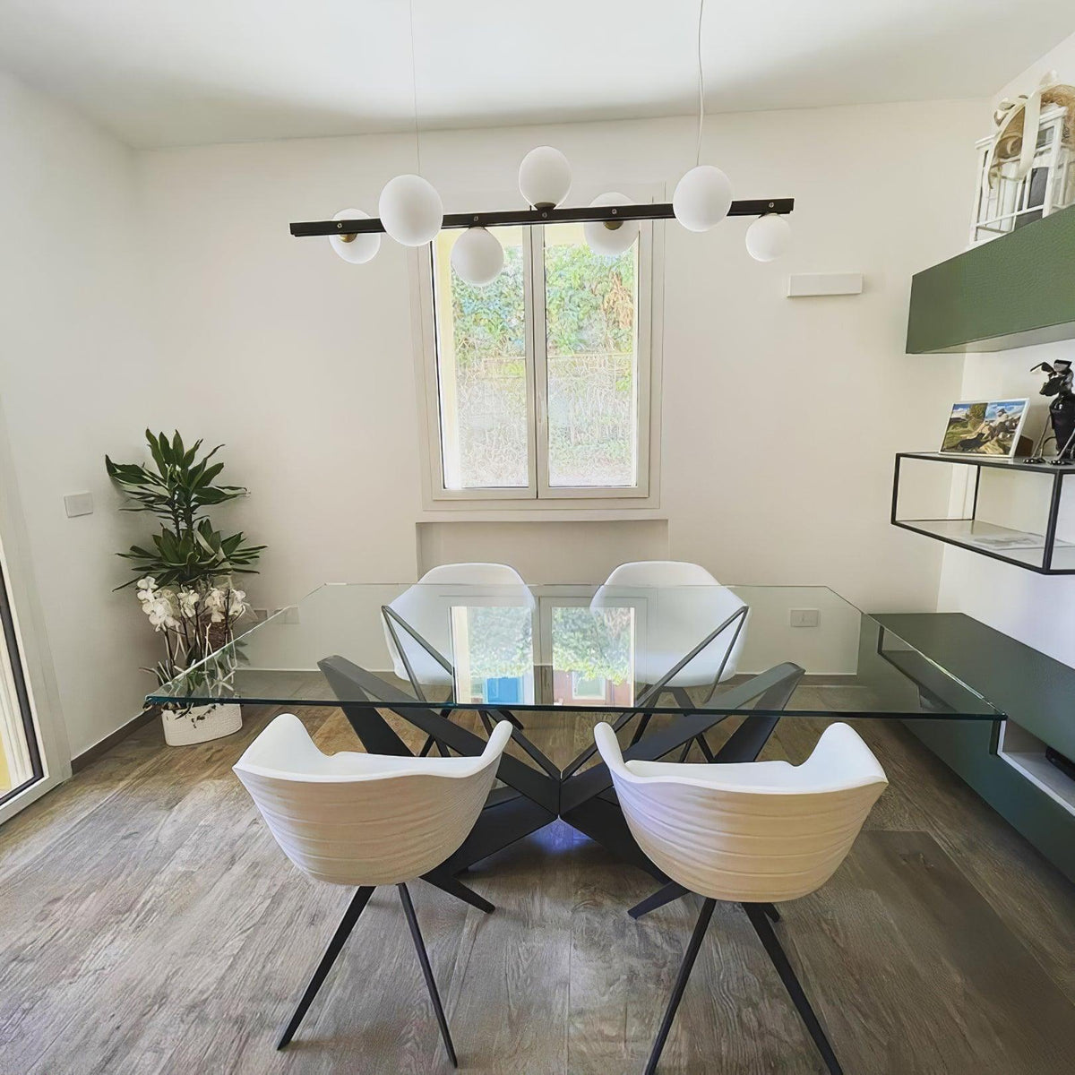Mirine Suspension en Verre Moderne