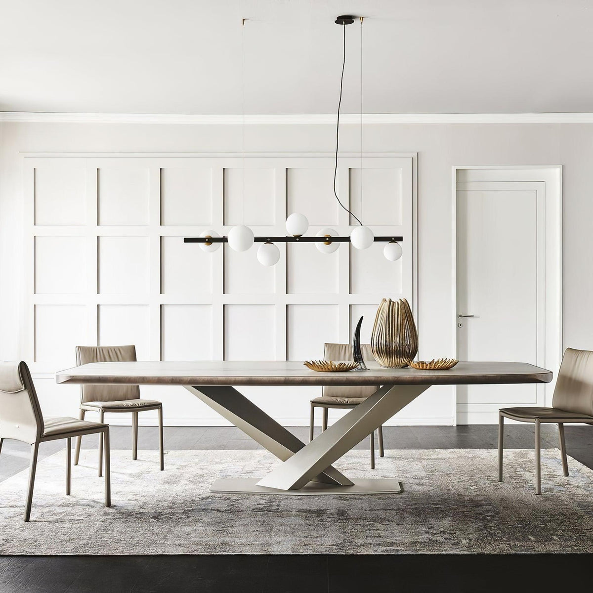 Mirine Suspension en Verre Moderne
