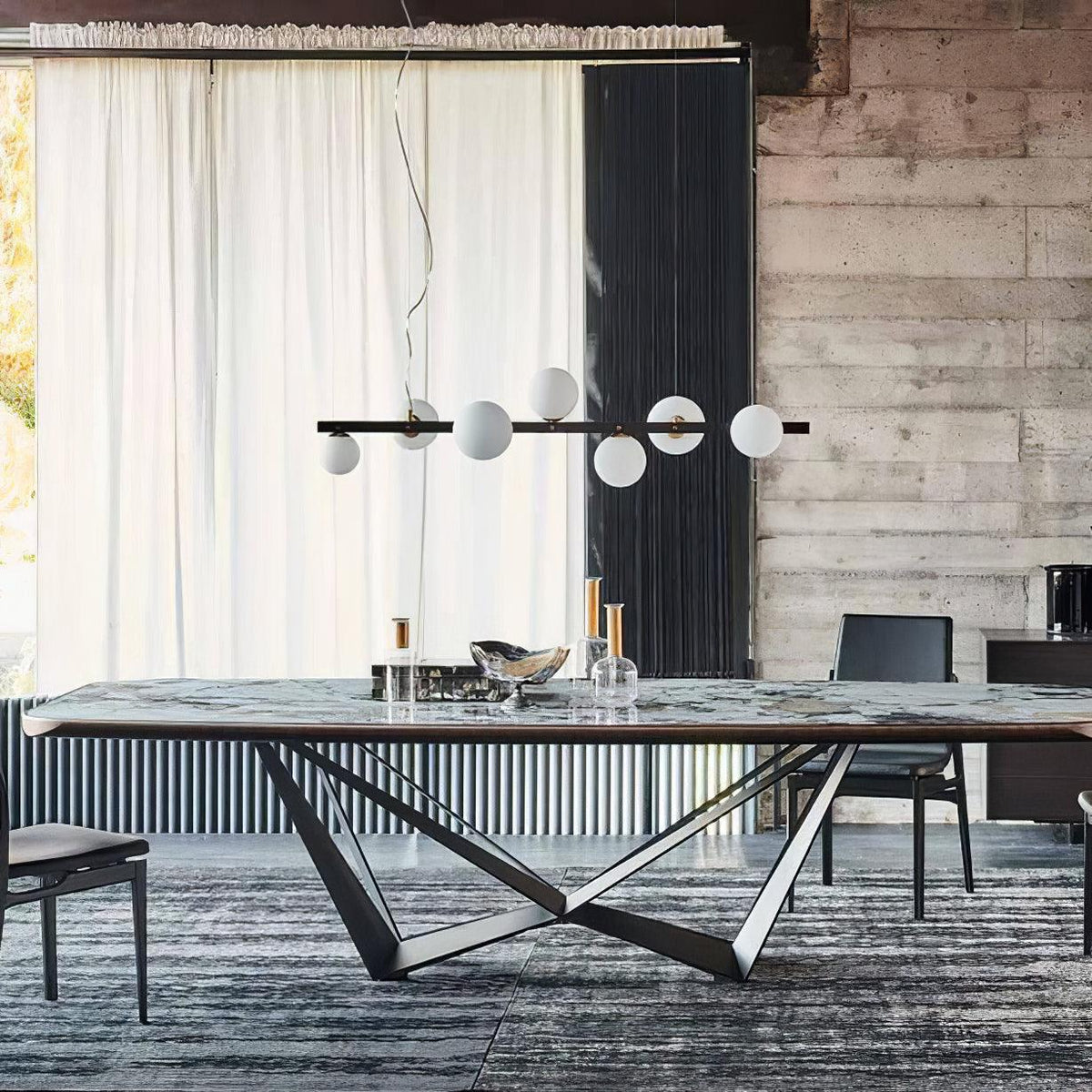 Mirine Suspension en Verre Moderne
