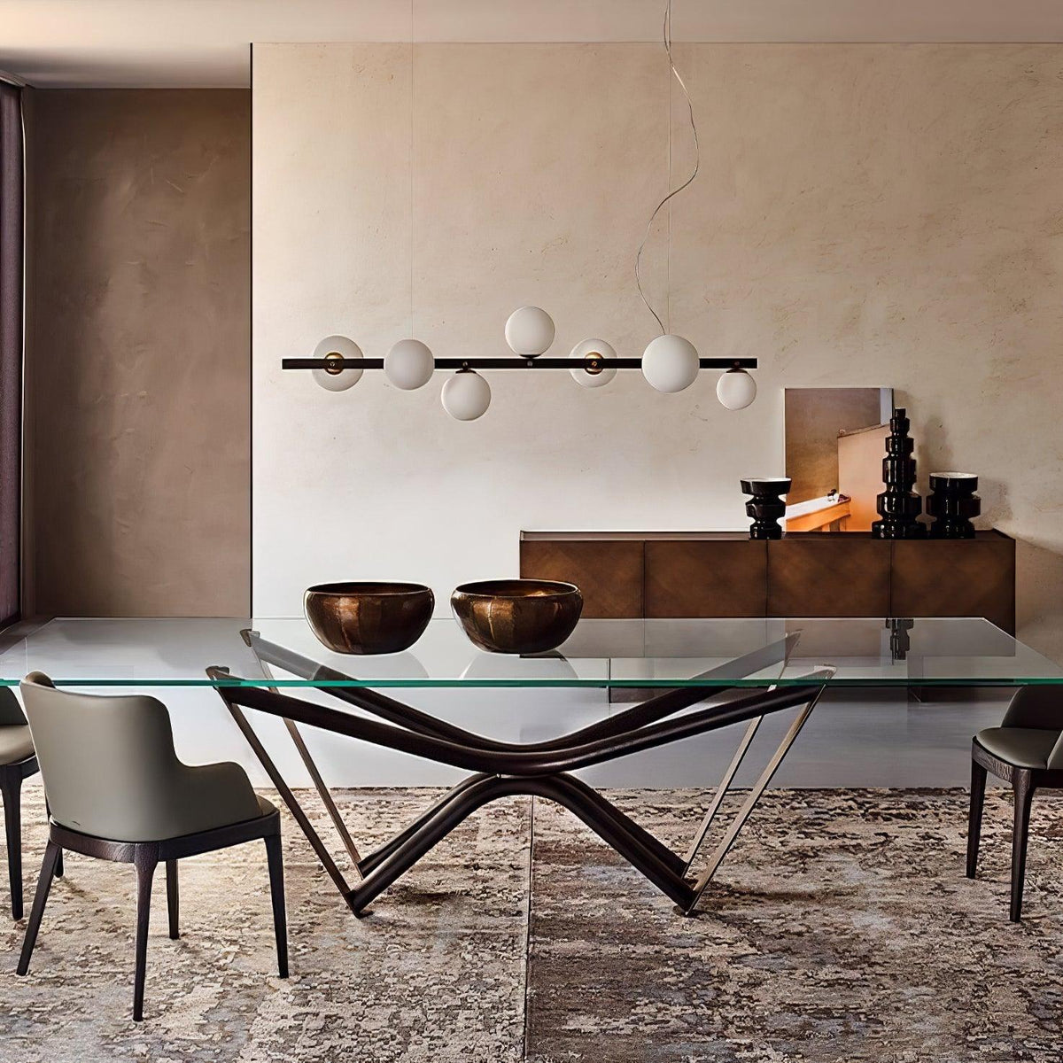 Mirine Suspension en Verre Moderne