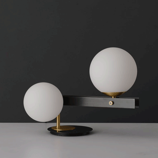 Veloella Lampe de Table en Verre Contemporain