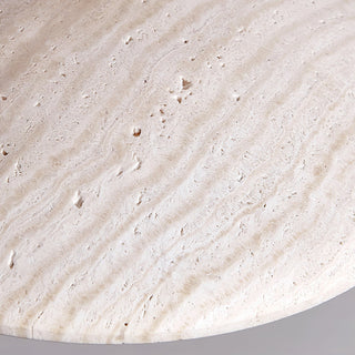 Zodore Large-Bord Travertin Pendentif Lumière