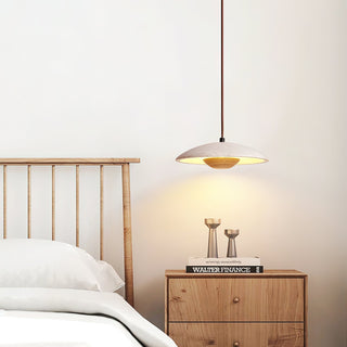 Zodore Large-Bord Travertin Pendentif Lumière