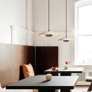 Zodore Large-Bord Travertin Pendentif Lumière