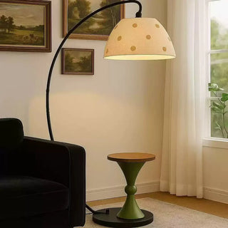 Playful Arc Floor Lamp-Neutral Decor