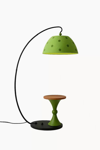 Playful Arc Floor Lamp-Neutral Decor
